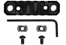 GrovTec M-LOK 3.1" 5-Slot Picatinny Rail with Push Button Base - GTSW241