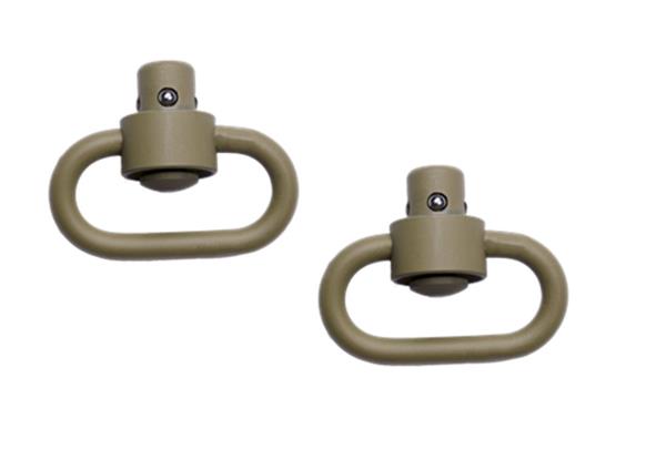 GrovTec PSHBTNSWIVELS HVYDTY DESERT SAND CERAKOTE FINISH
