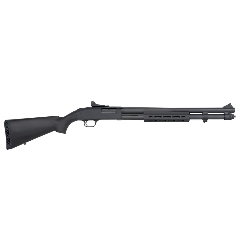 Mossberg 590 Tactical 12 Gauge 20" Cylinder / M-LOK Forend Matte Blue / Synthetic Ghost