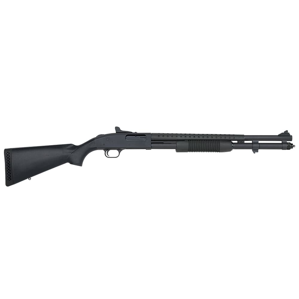 Mossberg 590 Persuader 12 Gauge 20" Cylinder Matte Blue / Synthetic Ghost Ring Sight