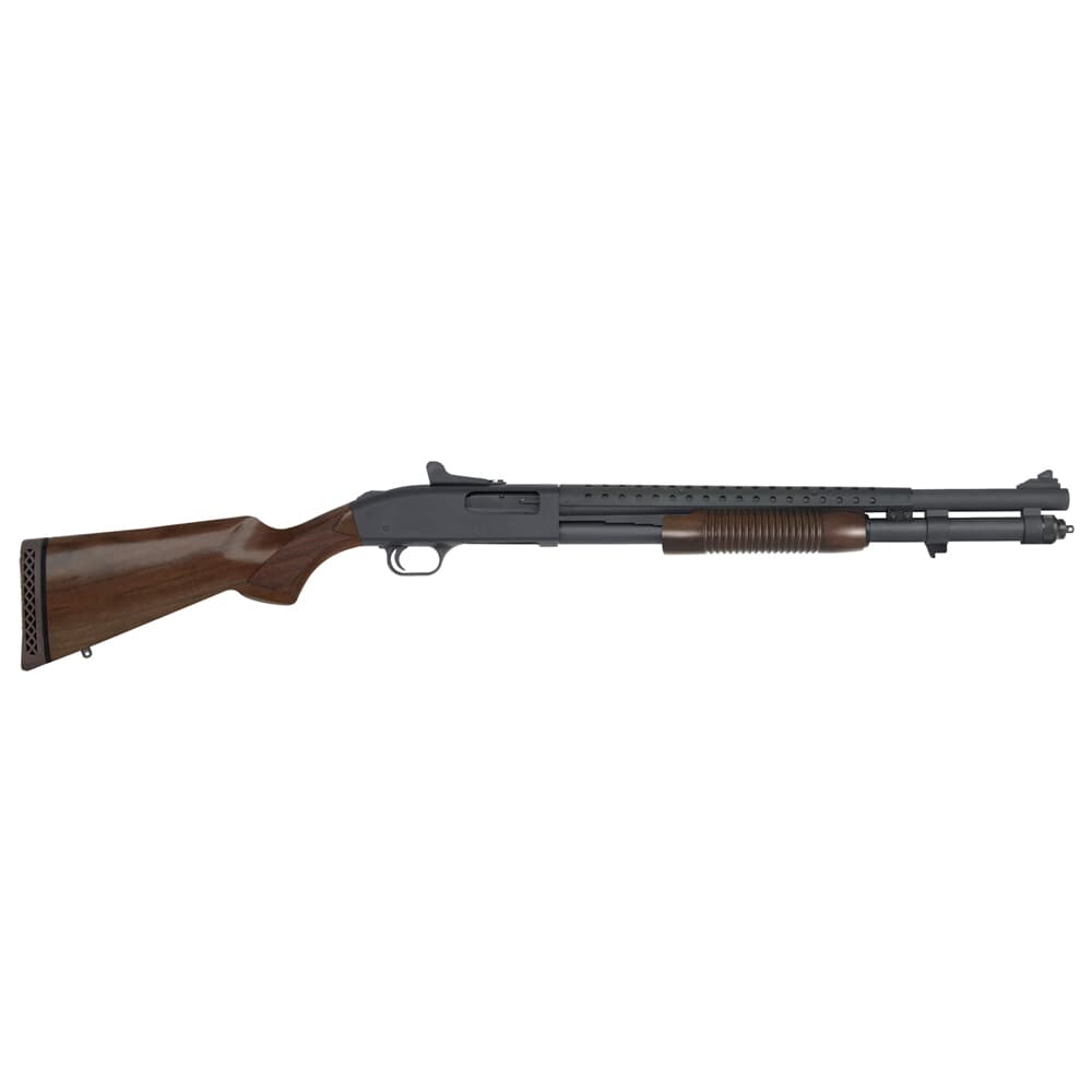 Mossberg 590A1 12 Gauge 20" Barrel Ghost Ring Sight Walnut Stocks