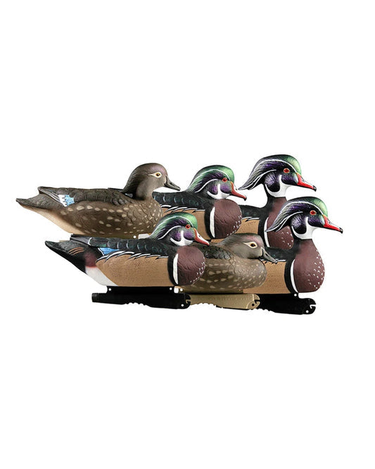 GHG Pro-Grade Wood Duck Decoys - 6 Pack