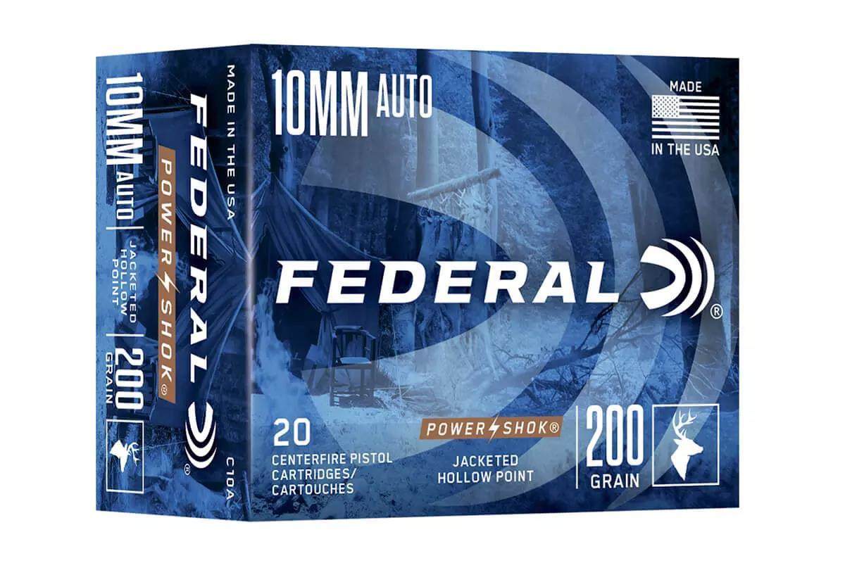 Federal Power-Shok Handgun 10mm Auto 200gr - 20 Rounds