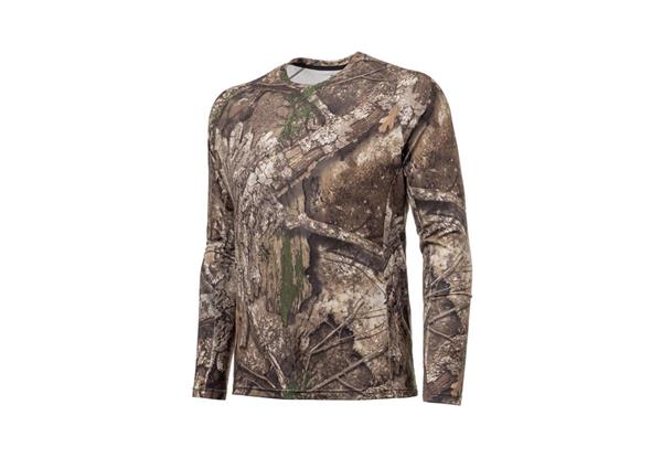Huntworth Mid Weight Single Jersey Base Layer Shirt Real Tree Large