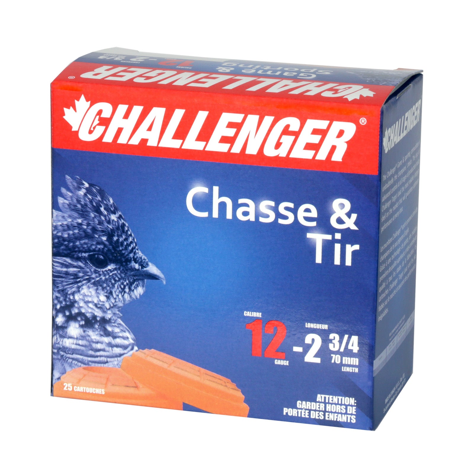Challenger Ammo 10016 Sporting 1001 Shotshell 12 GA, 2-3/4 in, No. 6