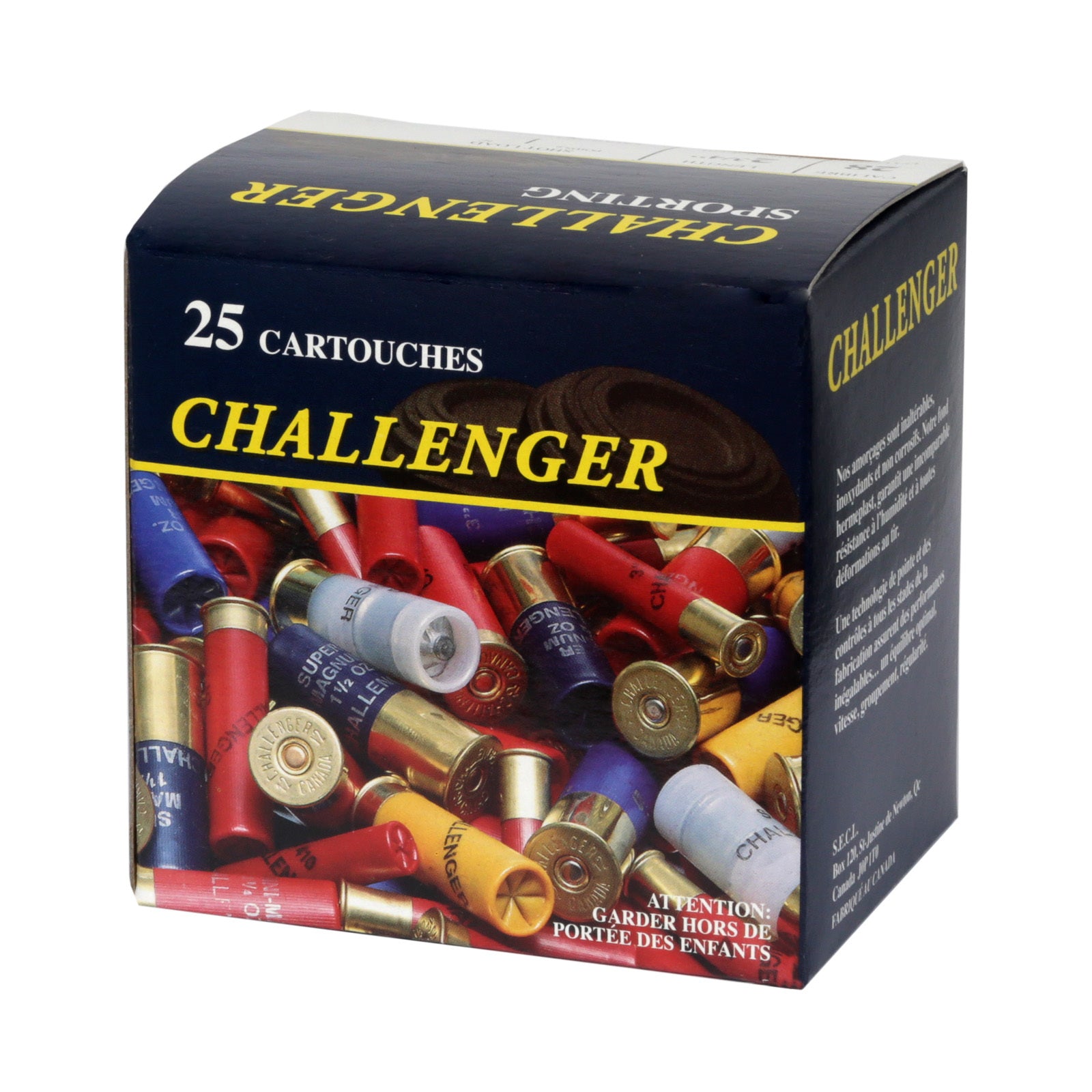 Challenger Ammo 10054 High Brass 1005 Shotshell 28 GA, 2-3/4 in, No. 4