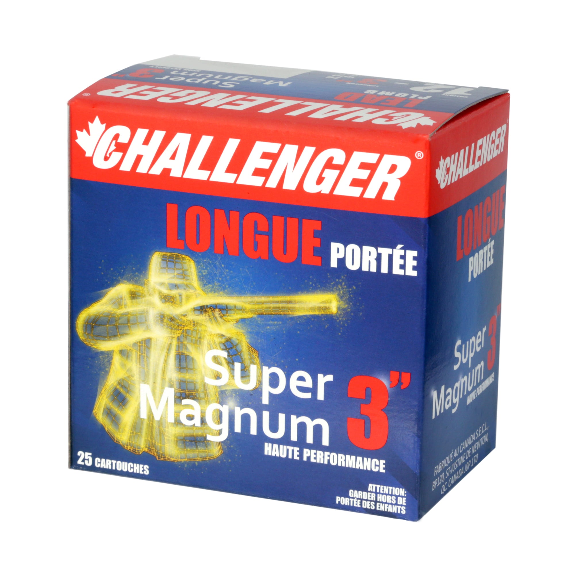 Challenger Ammo 30026 Super Magnum 3002 Shotshell 12 GA, 3 in, No. 6