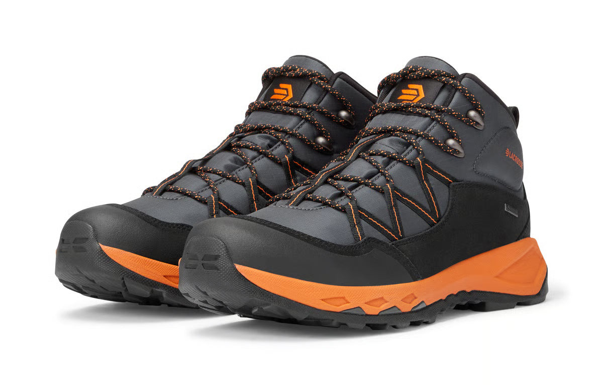 Men's San Juan Mid 4" Gunmetal/Orange GTX