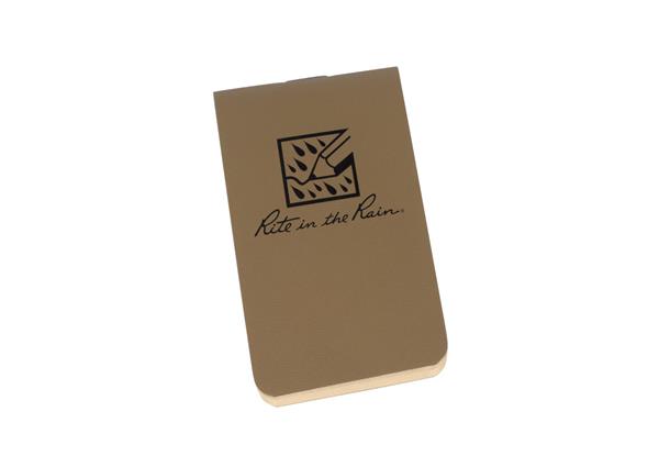 RITR On-The-Go-Notebooks, Coyote Tan, 6 Pack