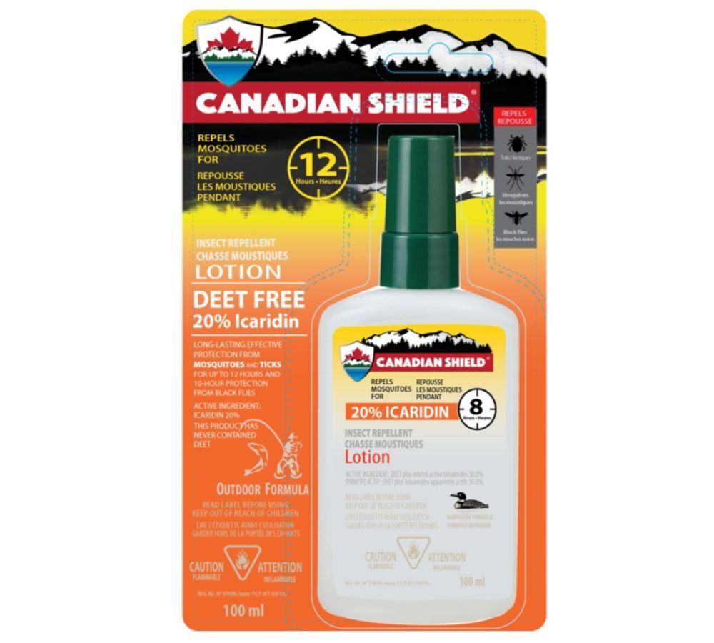 Canadian Shield Insect Repellent-100ML 20% Icaridin LOTION Pump