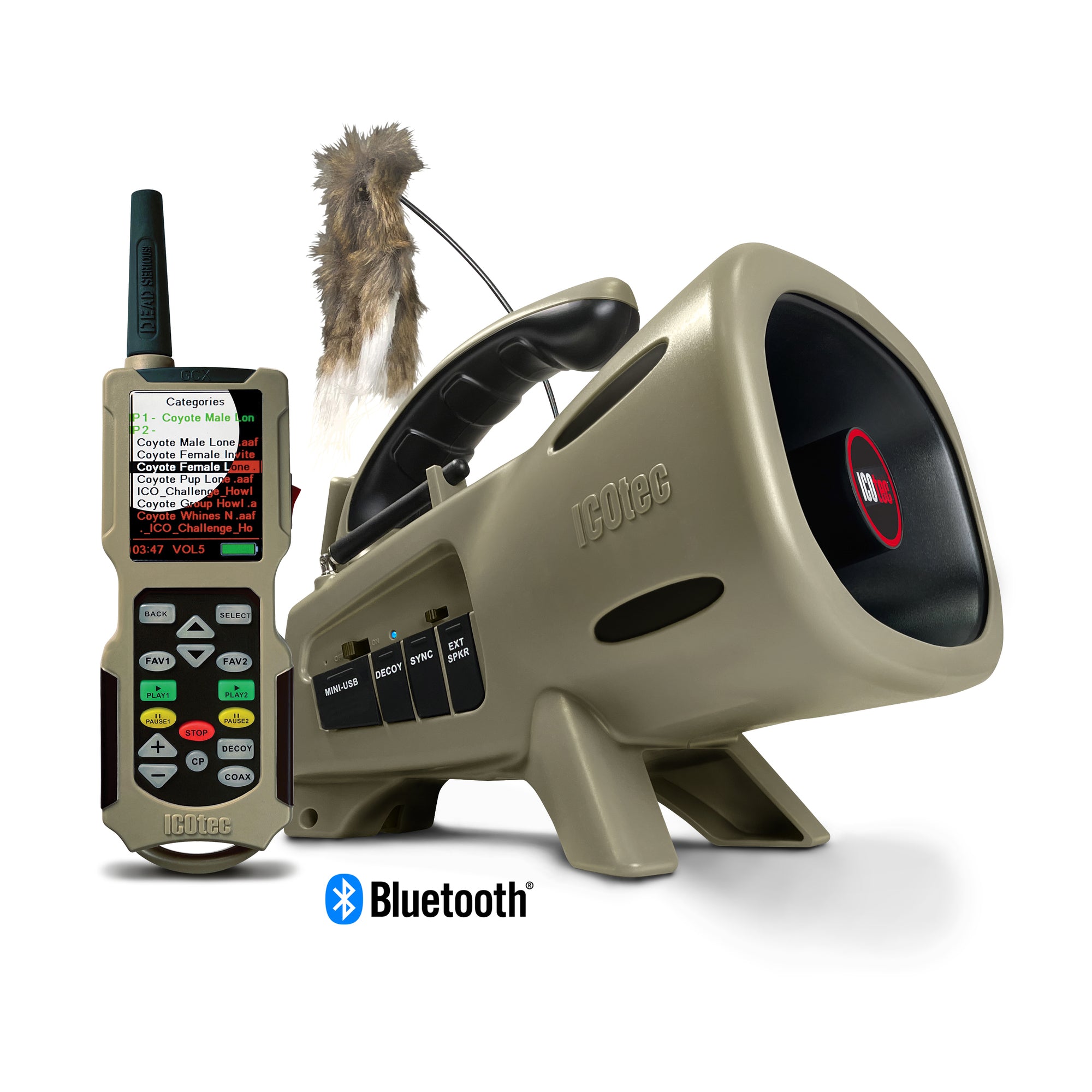 ICOtec Outlaw+ Programmable Predator Call/Decoy Combo