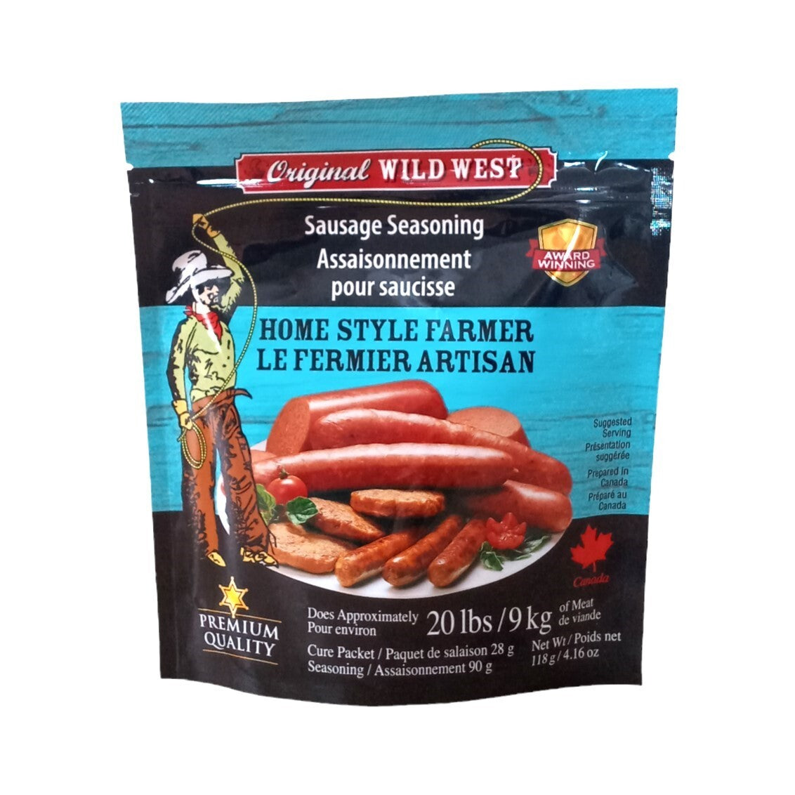 Wild West 30101 Sausage Seasoning Home Style Farmer