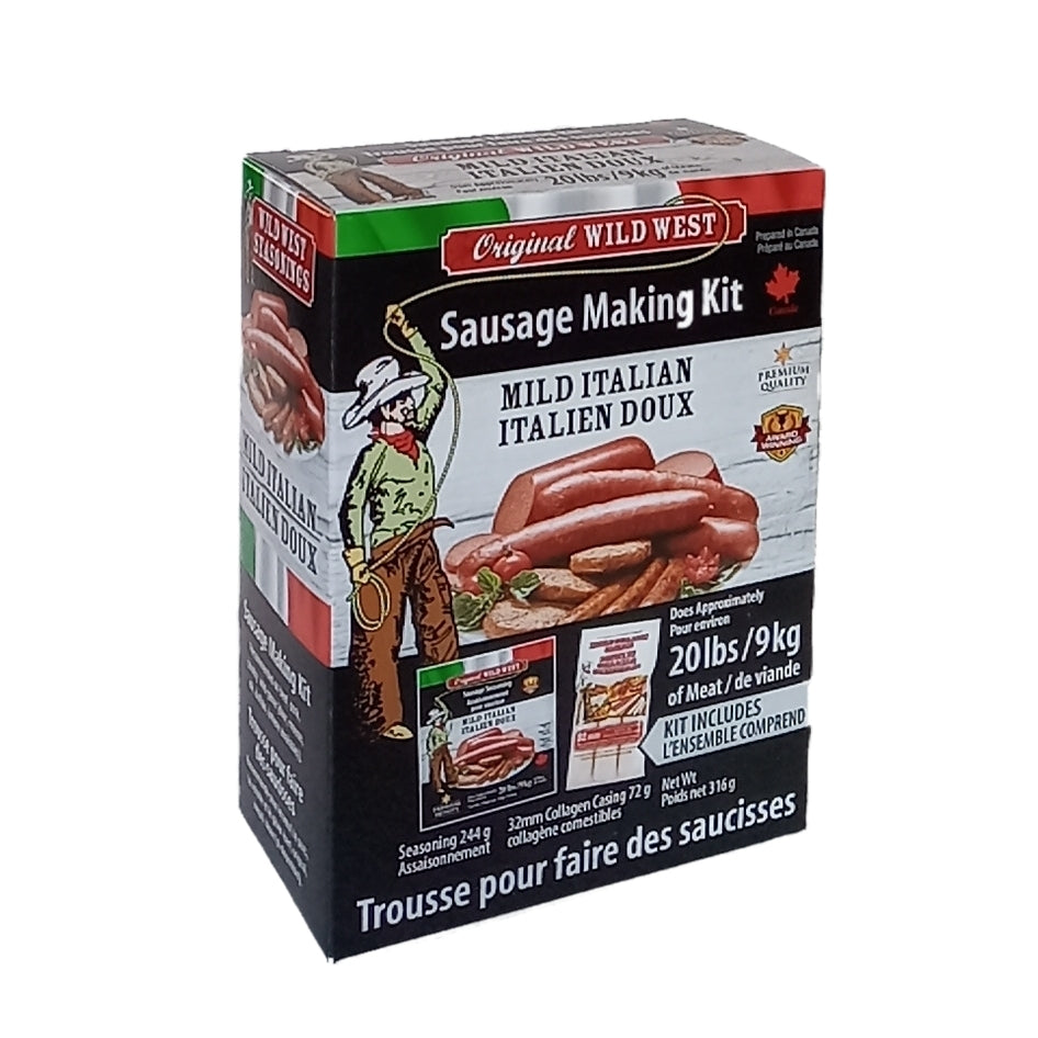 Wild West 31504 Mild Italian Sausage Kit 316G