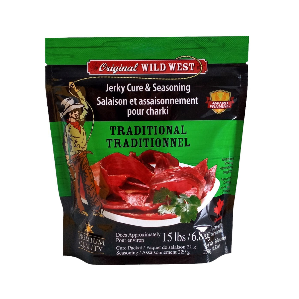 Original Wild West  Traditional Jerky Cure and Seasoning (3 pack)