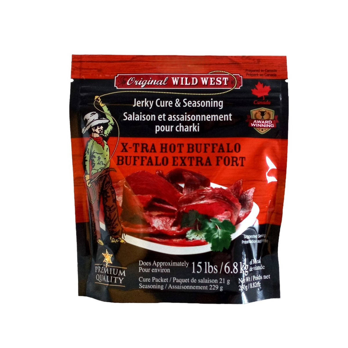 Wild West 60008 Jerky Cure Xtra-Hot Buffalo
