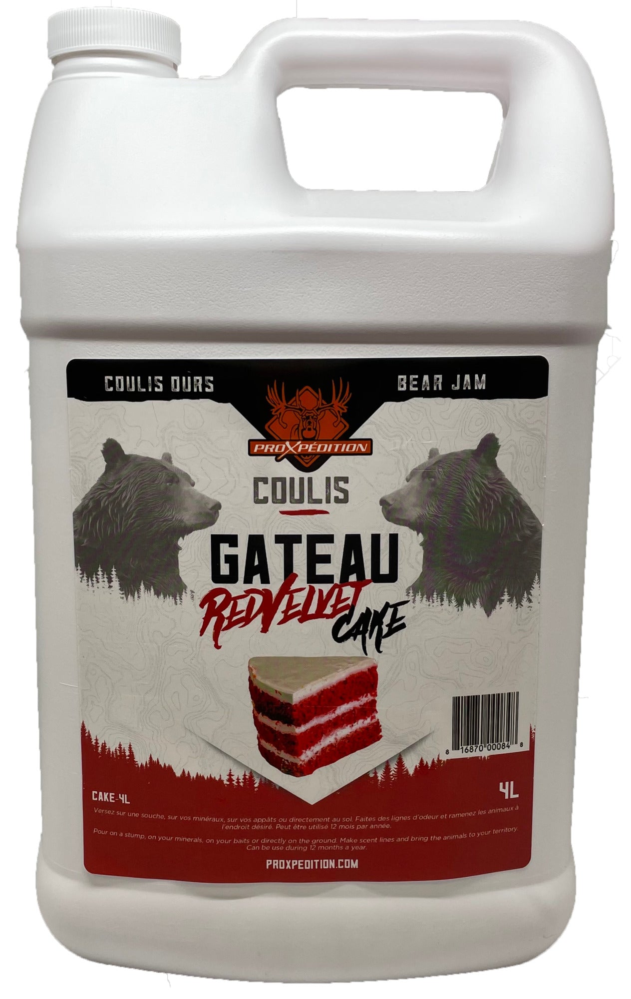ProXpedition CAKE-4L Red Velvet Cake Jam (Bear)  - 4L