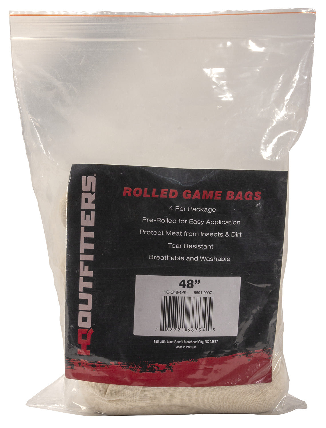 HQ Outfitters Rolled Quarter Bag 48", 4-Pack