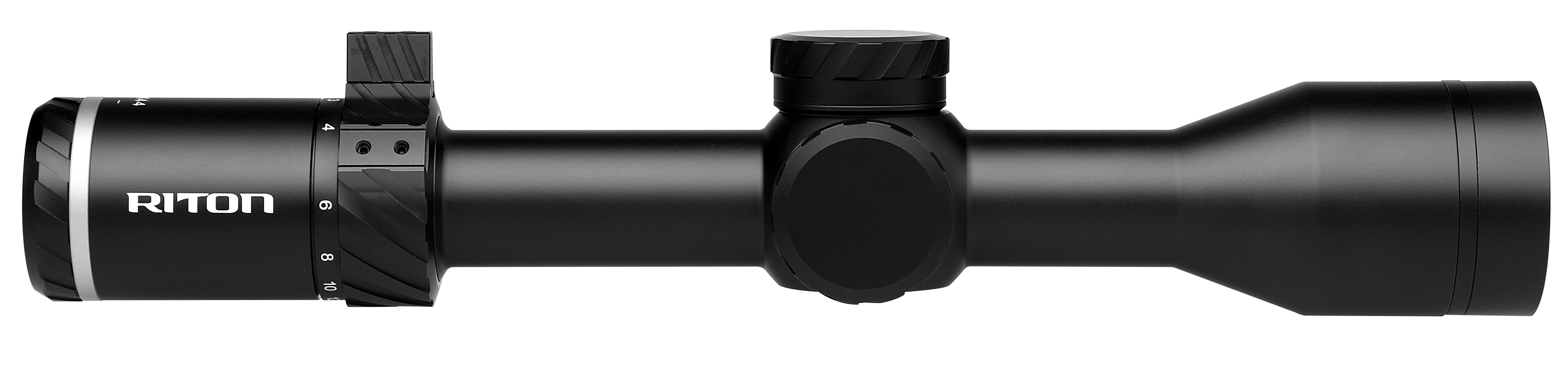 Riton Optics 5 Primal 2-12x44mm Rifle Scope 30mm Tube Second Focal Plane PHD MOA Black