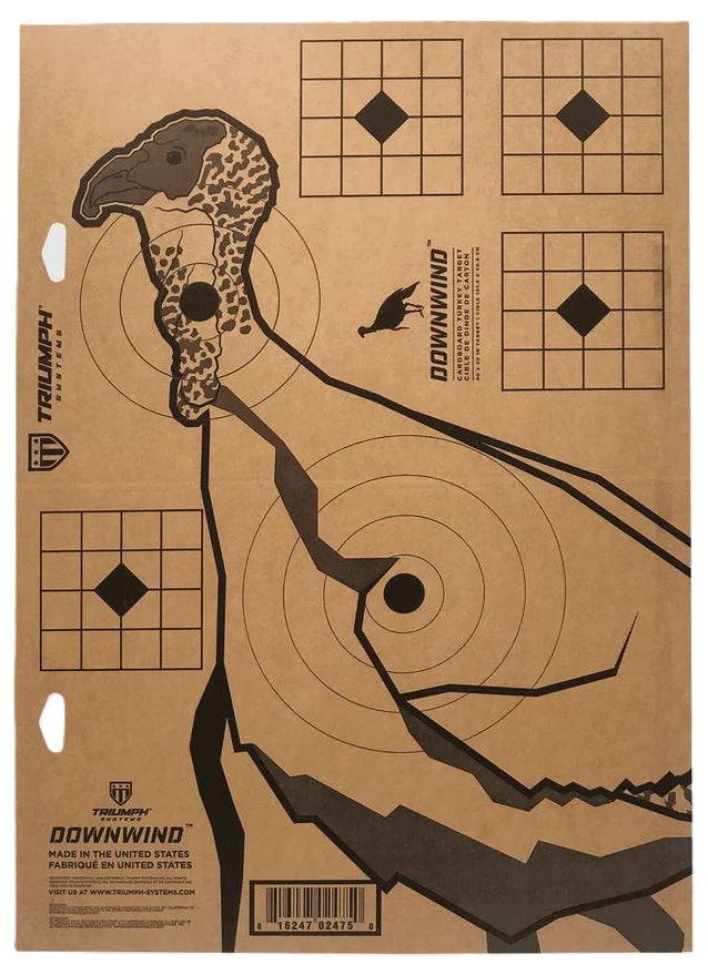 Triumph Downwind Turkey Cardboard Target