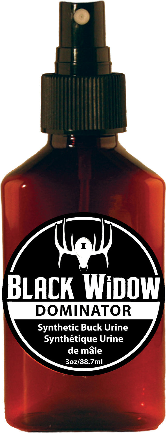 Black Widow Deer Lures Dominator Buck. 100% Synthetic, 3oz