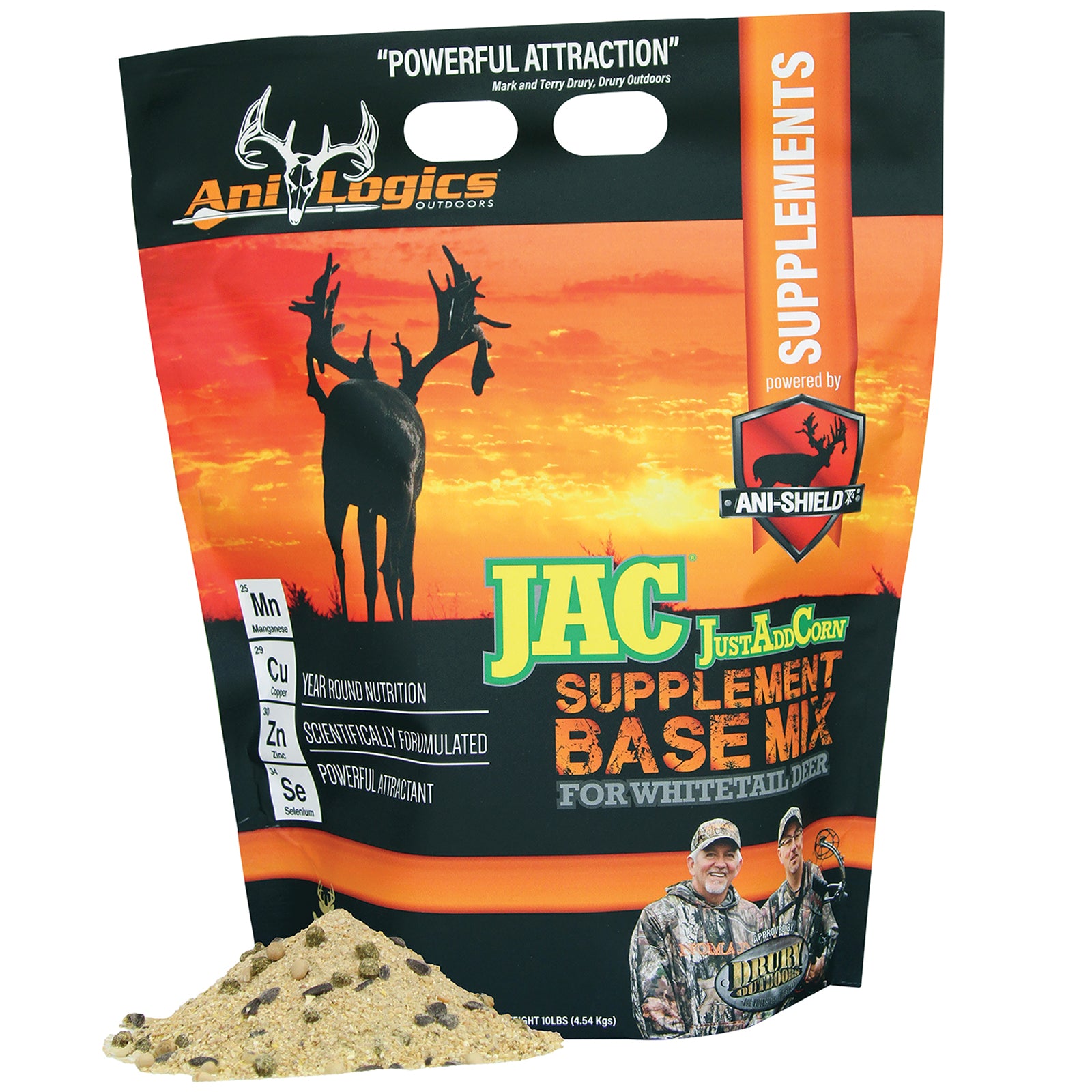 Ani-logics JAC Just Add Corn Supplement Base Mix, 10 Pounds