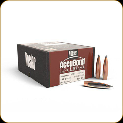 Nosler 30 Caliber 190gr AccuBond Long Range (100ct)