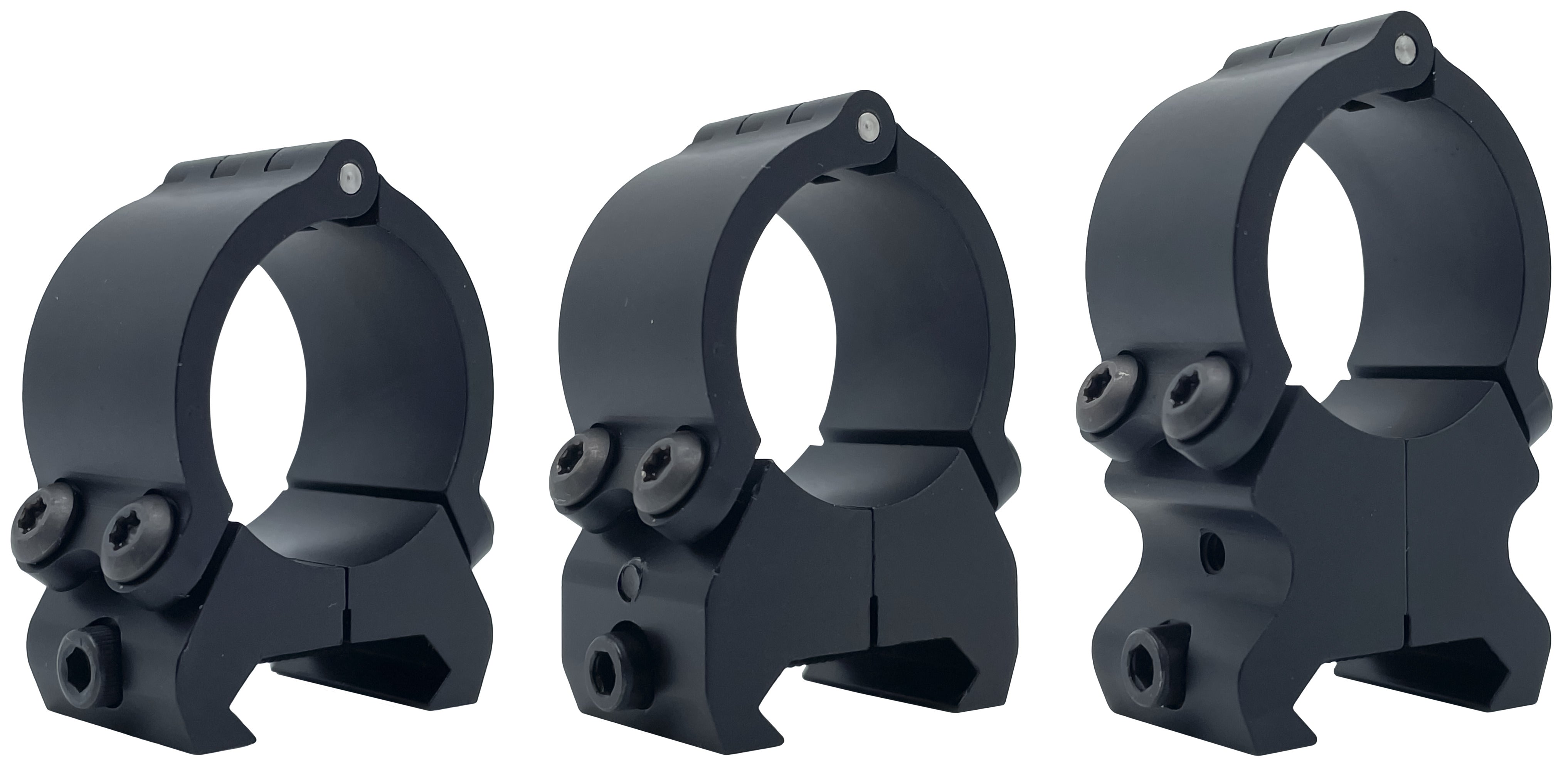 Versaring 1in Hinge Rifle Scope Ring Black Matte S1