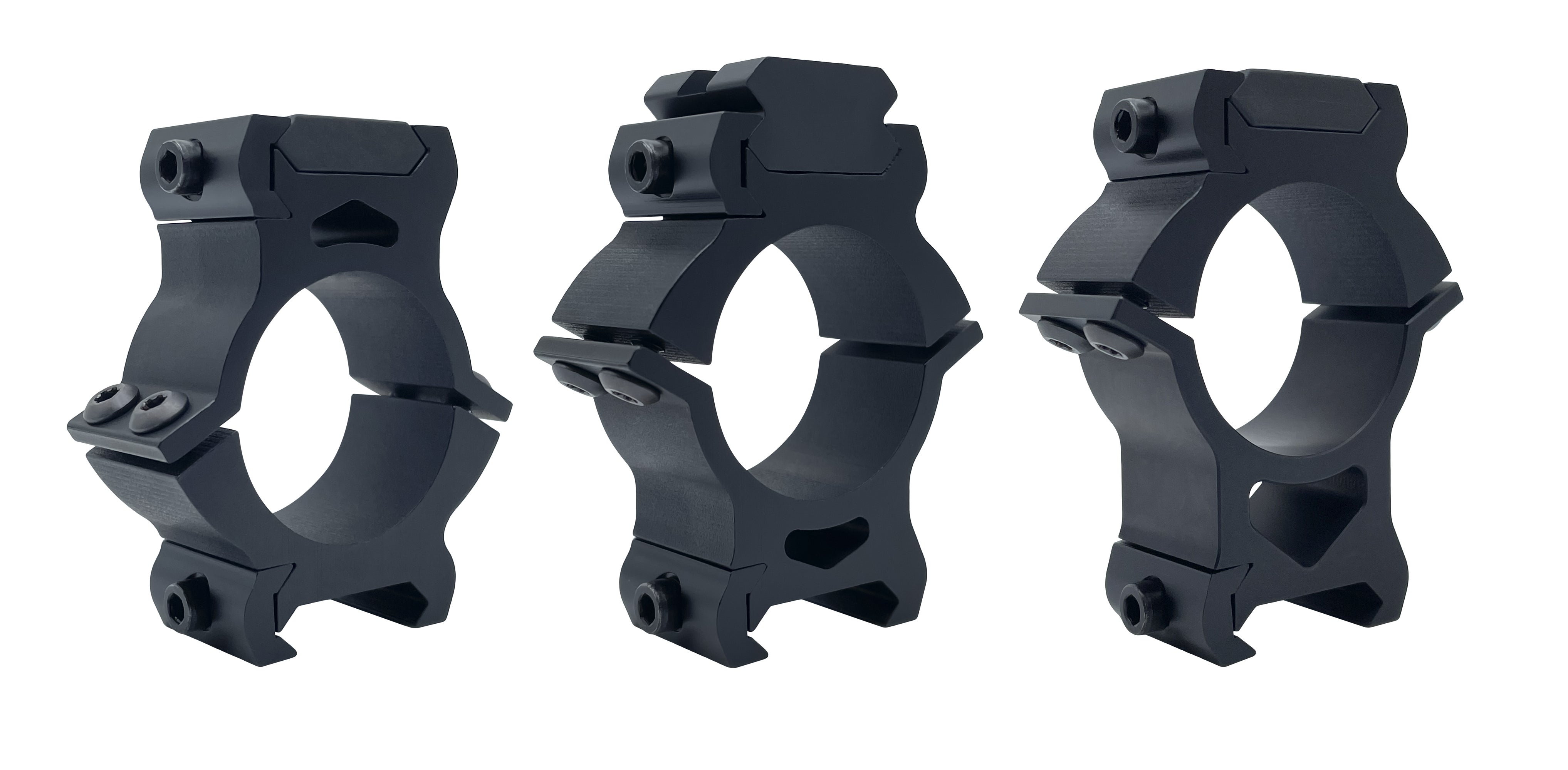 Versaring 30mm Horizontal Rifle Scope Ring Black Matte H30