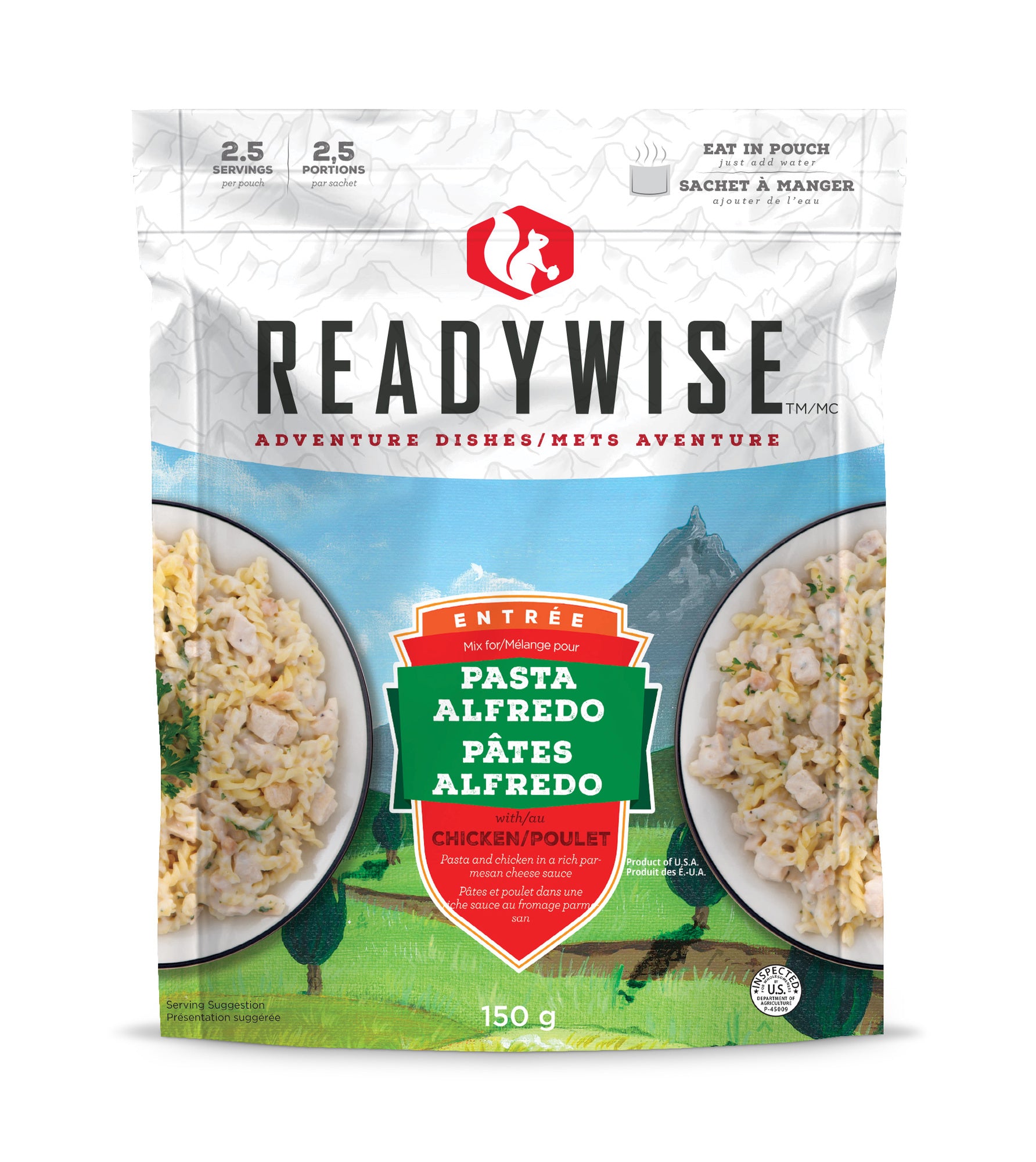 Ready Wise Foods 80-108 Old Country Pasta Alfredo - with Chicken