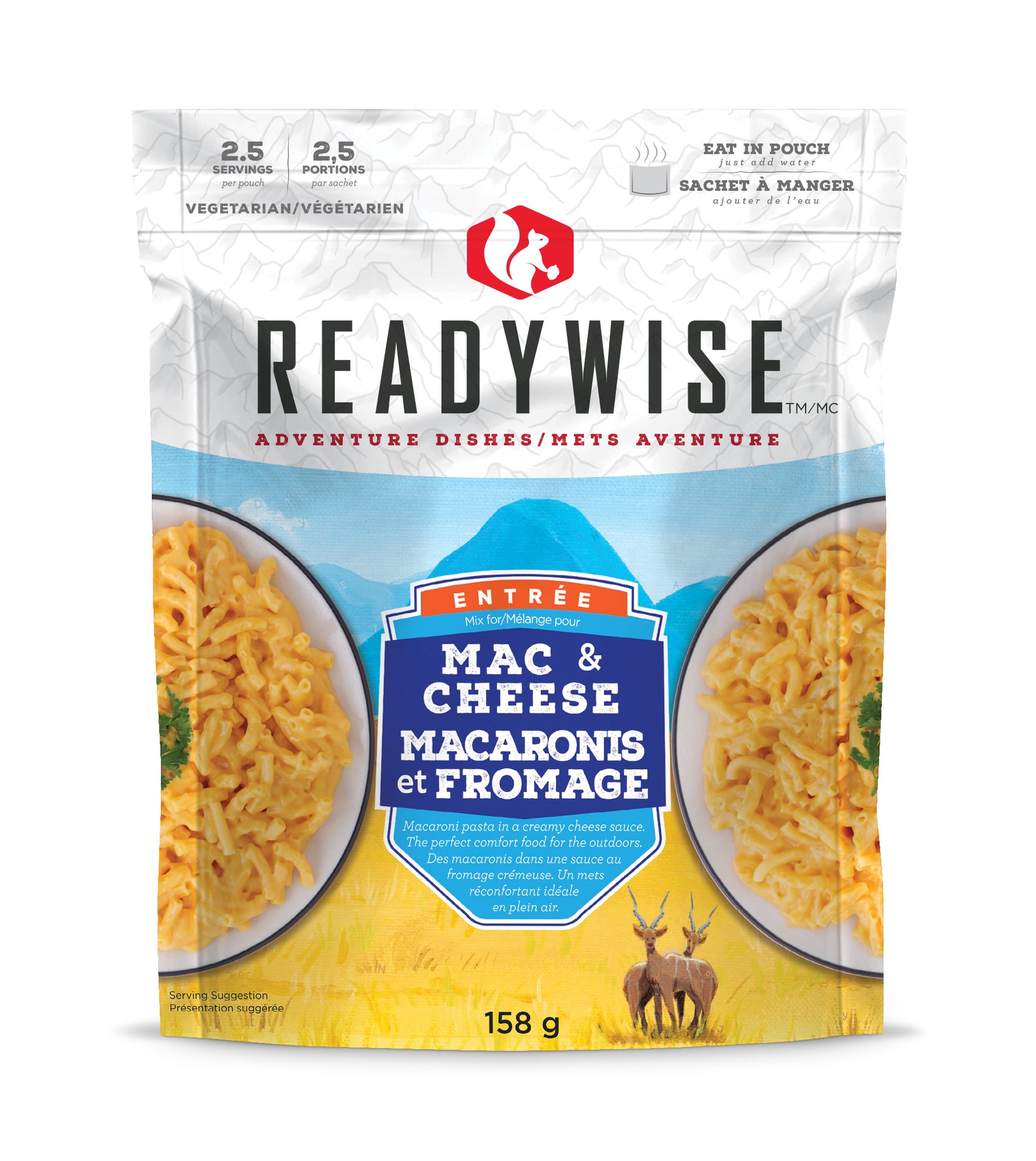 Ready Wise Foods 80-112 Golden Fields Mac & Cheese - Vegetarian