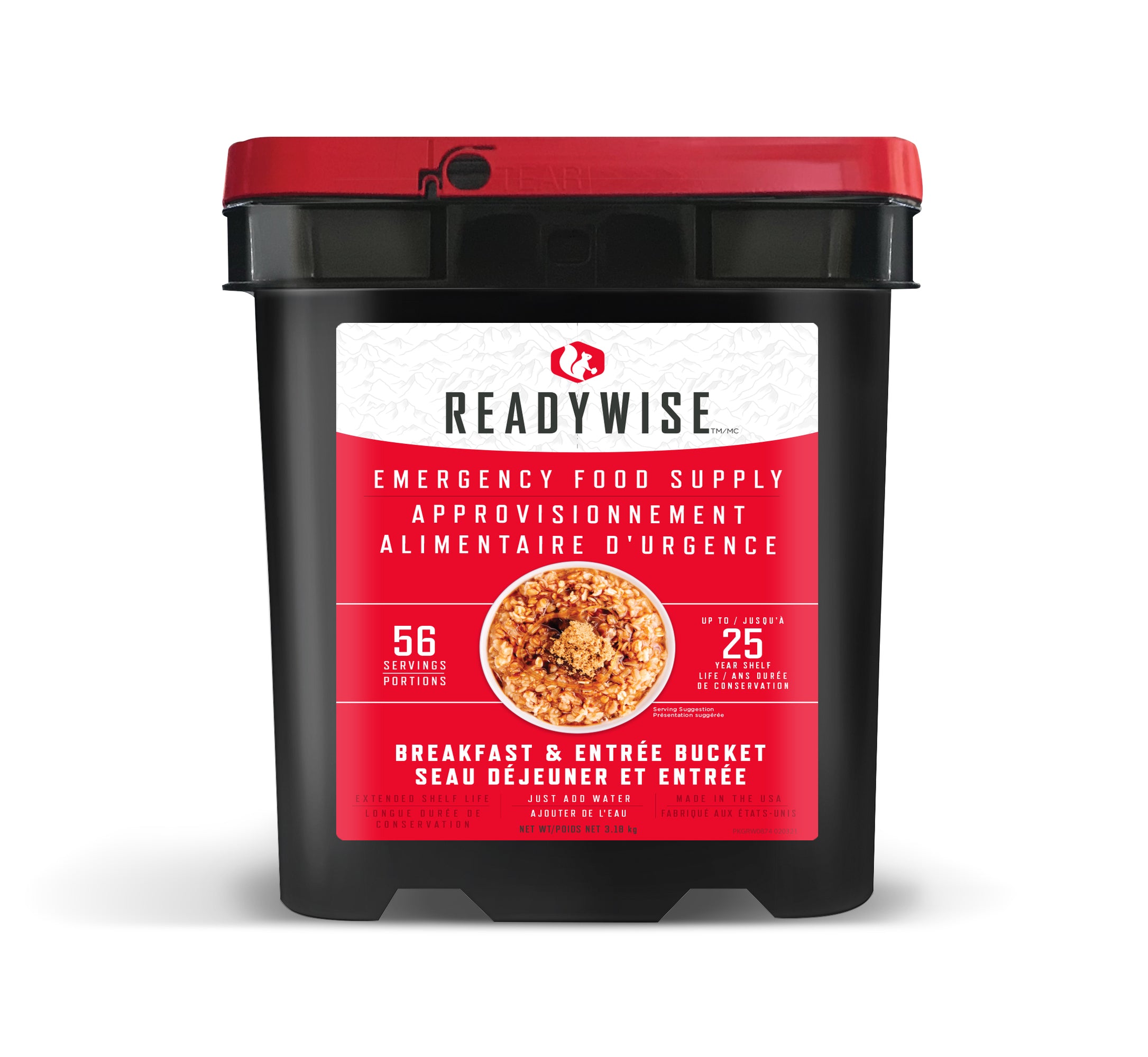Readywise™ Survival Food Kit - 56 Servings
