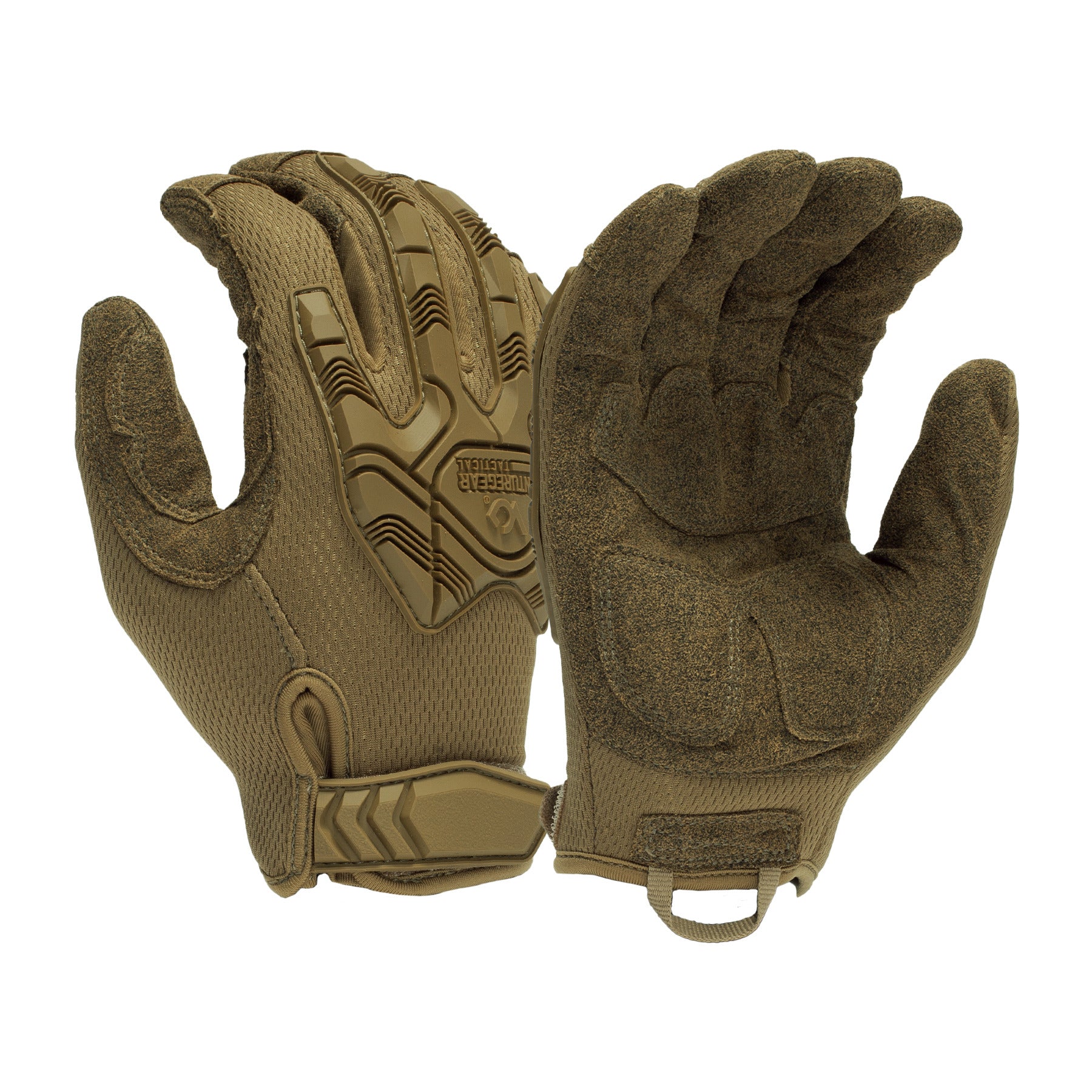 Venture Gear Tactical VGTG40TS Heavy Duty Impact Operator Glove- Tan -Small