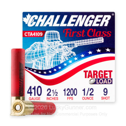 Challenger Target Load .410 Gauge 2-1/2 in 1/2 oz #9