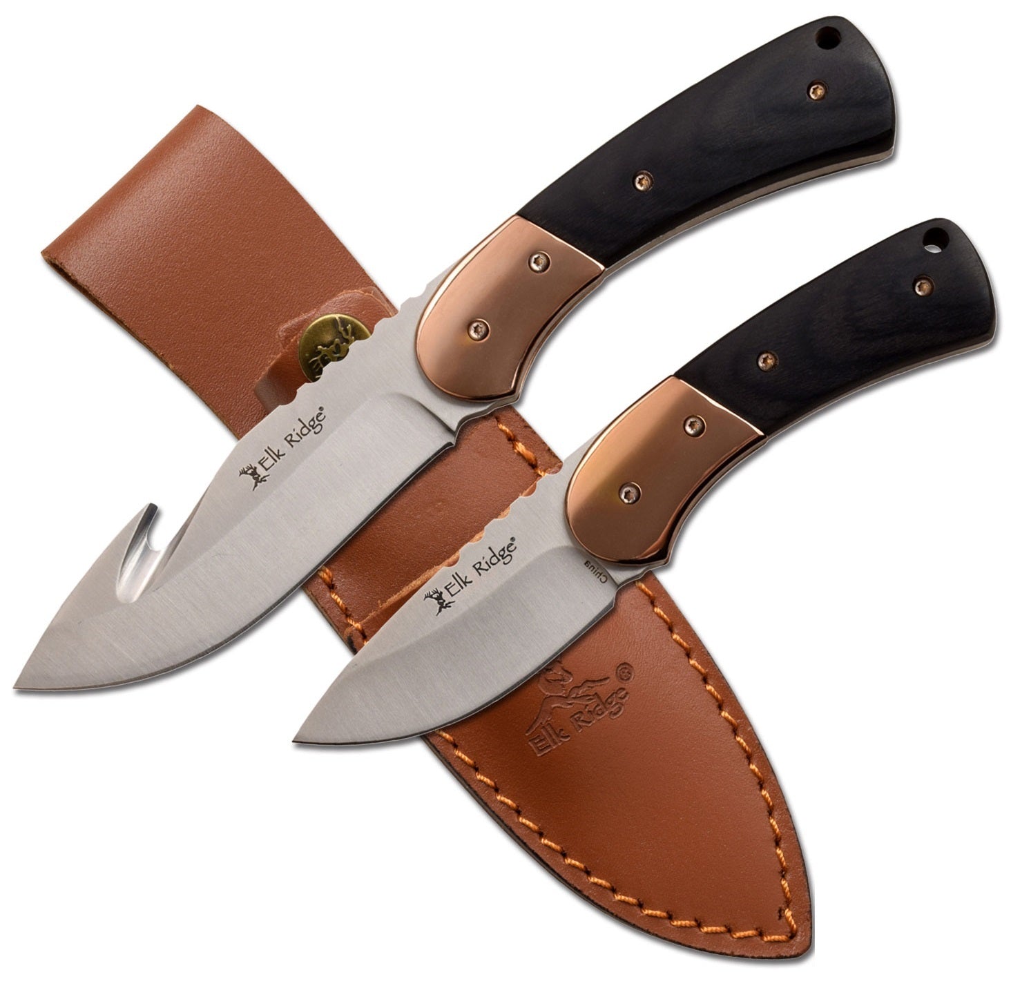 Elk Ridge ER-200-10BKCS Pursuit Fixed Blade Combo