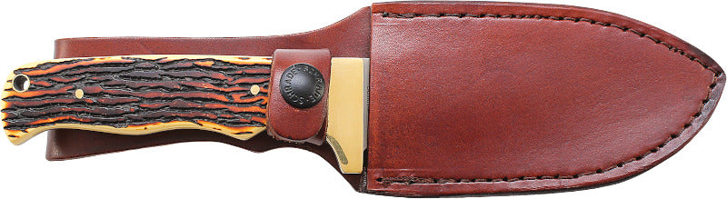 Uncle Henry Gut Hook 185Uh Stagalon Fixed Knife - 4.3" blade