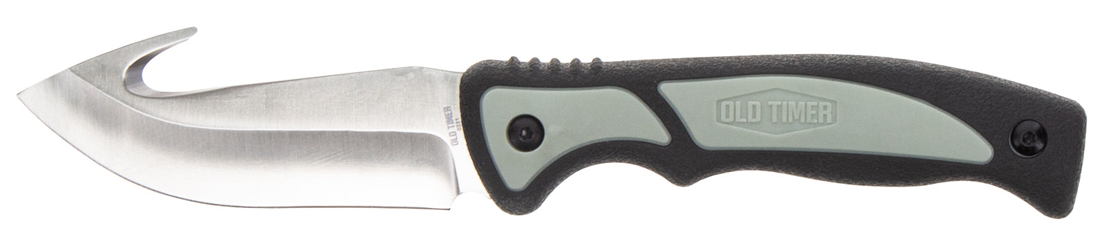 Old Timer Trail Boss 9in Fixed Blade Gut Hook Knife with High Carbon Stainless Steel Blade