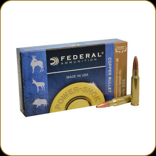 Federal Power-Shok 308 Win 150gr Copper