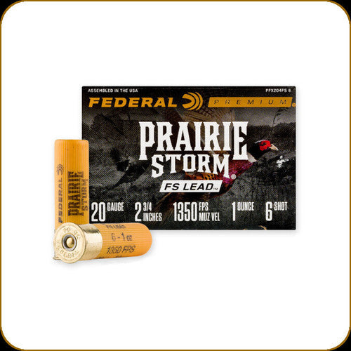 Federal Prairie Storm 20GA 2-3/4" 1 Oz #6 Fs Lead