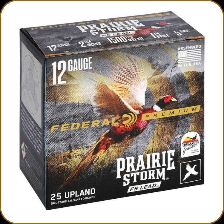 Federal Prairie Storm 12GA 2-3/4" 1-1/4 Oz #5 FS Lead