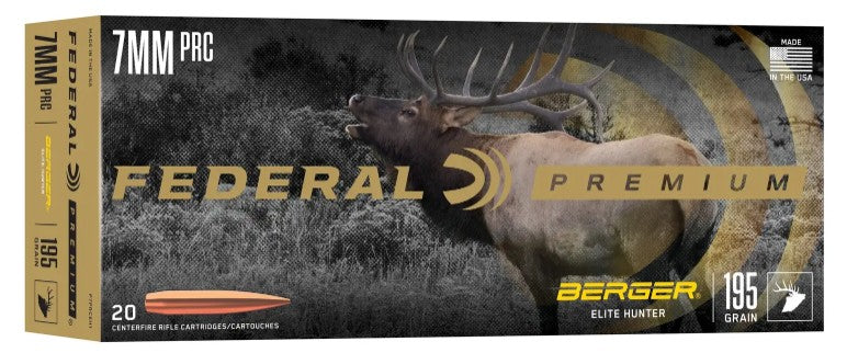 Federal Premium 7MM Prc 195GR Elite Hunter Ammo