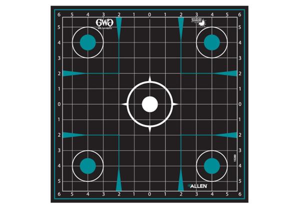 Allen Girls With Guns Splash Adhesive Sight-In Target