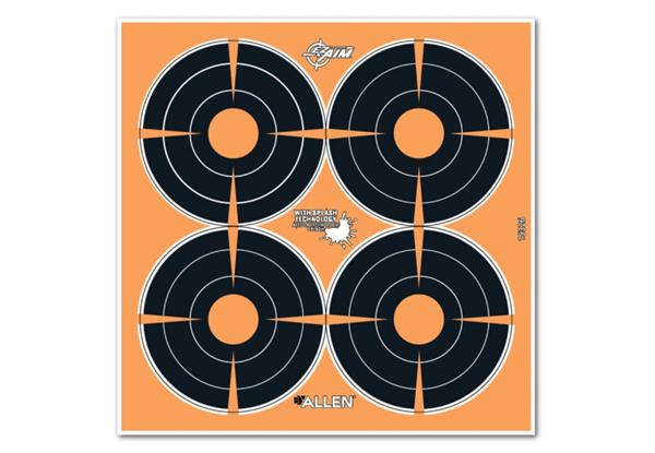 Allen EZ-Aim 3" Adhesive Splash Bull's-Eye Target