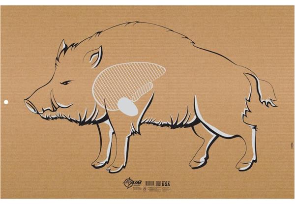 ALLEN EZ AIM WILD BOAR CORRUGATED SILHOUETTE TARGET 23"X 35"