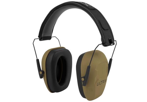 ALLEN ULTRX SHIELD PASSIVE EARMUFF, FLAT DARK EARTH
