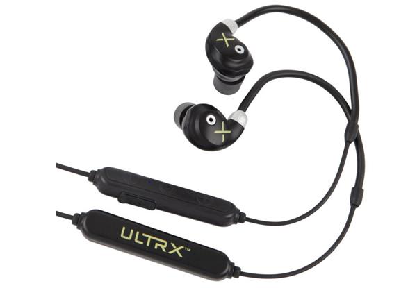ALLEN ULTRX BIONIC FUSE BLUETOOTH AROUND NECK EARBUDS, Black