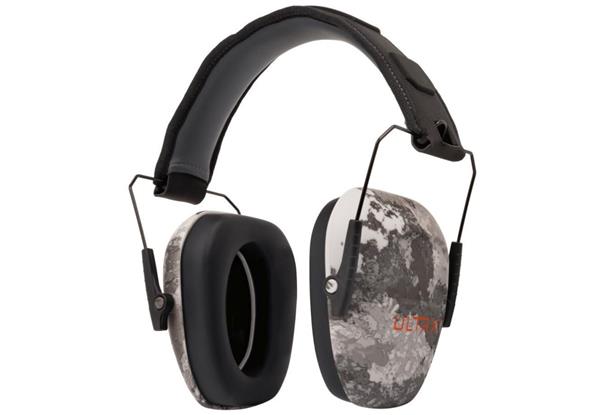 ALLEN ULTRX SHIELD PASSIVE EARMUFF, VEIL TAC GREY CAMO