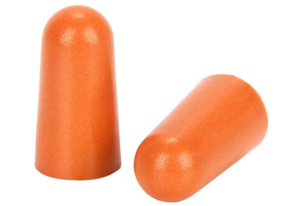 ALLEN ULTRX FOAM EAR PLUGS ORANGE 200 Pair RESEALABLE ZIP BAG
