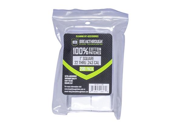 Allen BCT Square Cotton Patches 1" x 1" 200 Pack