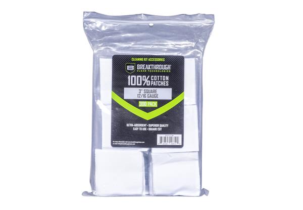 Allen BCT Square Cotton Patches 3" x 3" 300 Pack