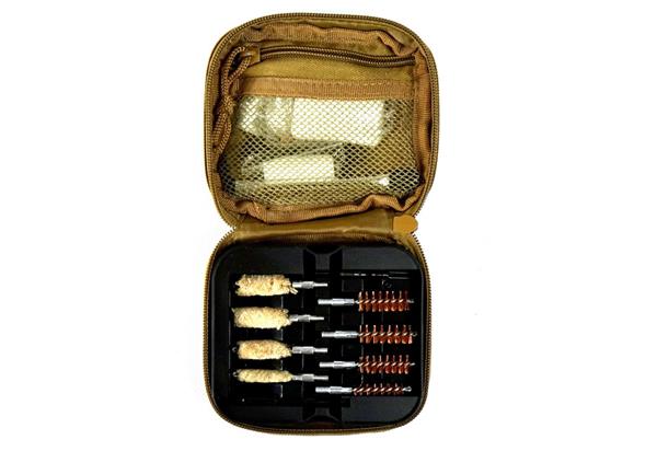 Clenzoil Multi-Caliber Pistol Cleaning Kit - Tan